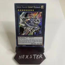 Yugioh Divine Dragon Knight Felgrand MP14-EN166 Secret Rare 1st Ed NM - Image 1