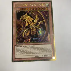 The Winged Dragon of Ra PGLD-EN031 Premium Gold 1st Edition gold secret rare LP - Image 2