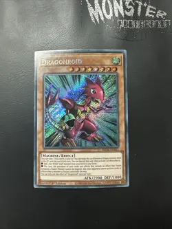 YUGIOH DRAGONROID SECRET RARE BROL-EN013 1ST EDITION - Image 1