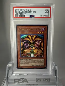 2010-17 Yu-Gi-Oh Exodia The Forbidden One LOB Reprint PSA 9 - Image 1