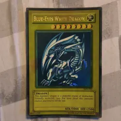 Konami Blue-Eyes White Dragon LOB-001 Ultra Rare 1st Edition Yu-Gi-Oh! TCG Card - Image 1