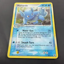 Wartortle 50/112 EX FireRed LeafGreen 2004 Holo Card Pokemon TCG DAMAGED - Image 2