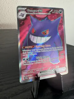 Pokemon TCG Gengar EX Temporal Forces Ultra Rare Card 193/162 - Image 2