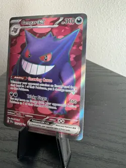 Pokemon TCG Gengar EX Temporal Forces Ultra Rare Card 193/162 - Image 3