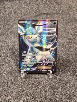 Pokemon TCG Glaceon EX Full Art Ultra Rare Holo Card XY Fates Collide 116/124 LP - Image 1