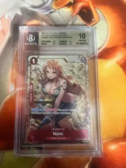 Nami ST01-007 2023 Championship Promo Beckett Graded 10 One Piece Trading Card - Image 1