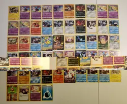 Rare Find Pokemon And Yu-Gi-Oh 88 Card Collection Flying Pikachu Articumo Cosmo - Image 1