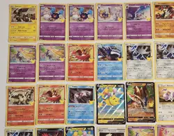 Rare Find Pokemon And Yu-Gi-Oh 88 Card Collection Flying Pikachu Articumo Cosmo - Image 2