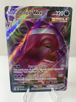 Gengar Vmax - 157/264 - Ultra Rare - Fusion Strike - Pokemon Card - NM/M - Image 1
