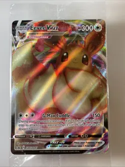 Eevee VMAX SWSH087 - SWSH: Sword & Shield Promo Cards Holo (DAMAGED) - Image 1