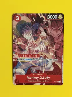 Monkey.D.Luffy - Winner Pack Vol. 1 PR One Piece Promotion Cards P-006 - Image 1