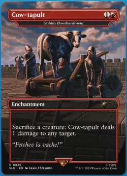 Cow-tapult Goblin Bombardment (Secret Lair Promo) MINT CARD (508177) ABUGames - Image 1