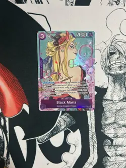 Black Maria (Illustration Box Vol.2) OP08-074 One Piece Promotion Cards Foil - Image 1