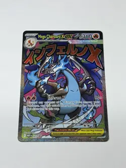 Mega Charizard X ex 023 Me: Mega Evolution Promo Holo Pokemon Card TCG MINT/NM - Image 1