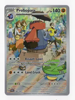 Pokemon Card Probopass 182/167 Illustration Rare Twilight Masquerade Near Mint - Image 1