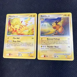 Pikachu 71/99 Raichu 27/99 Platinum Arceus Pokemon Card Non-Holo 2 - Image 1