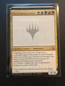 The Convincing General - MTG Playtest Card - Lightly Played - Image 1