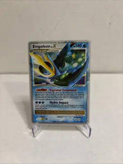Empoleon Lv.X DP11 Holo Black Star Promo Pokemon TCG Card Diamond and Pearl LP - Image 1