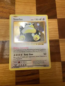 Pokemon TCG Snorlax XY179 Ultra Rare Holo Black Star Promo Card - Image 1