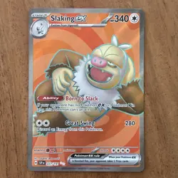 Pokemon TCG Slaking EX Full Art Ultra Rare Holo Card 227/191 Surging Sparks NM - Image 1