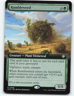 Rumbleweed (Extended Art) #68 Magic the Gathering Card - Image 1