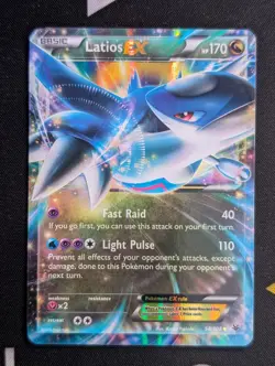 Pokemon - Latios EX 58/108 XY Roaring Skies Ultra Holo Rare Card - NM - Image 1