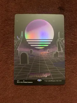 Swamp Secret Lair Drop Foil Card 417 Series MTG Magic NM+ Near Mint Unplayed - Image 1