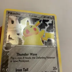 Pikachu Delta Species 035 Black Star Promo Pokemon Card LP-MP - Image 2