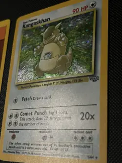 4x ERROR Pokemon Card Lot: Vintage Holo Rare Common Crimp Jungle Team Rocket - Image 5