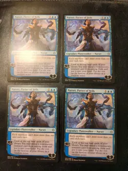 4x Narset, Parter of Veils NM English War of the Spark MTG Magic Unplayed x4 - Image 1