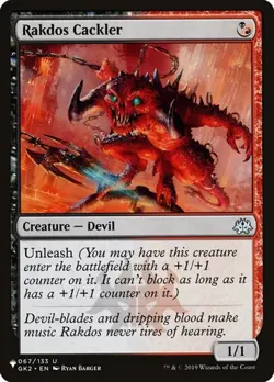 1x Rakdos Cackler NM Eng MTG - The List - Image 1