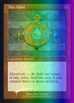 MTG Magic the Gathering Mox Opal (1072/3004) Secret Lair Drop Series NM FOIL - Image 1
