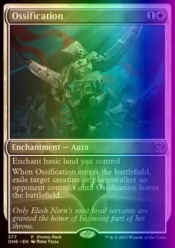 MTG Magic the Gathering Ossification (277/530) Phyrexia All Will Be One LP FOIL - Image 1