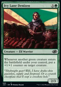 MTG Magic the Gathering Ivy Lane Denizen (680/835) Jumpstart 2022 LP - Image 1