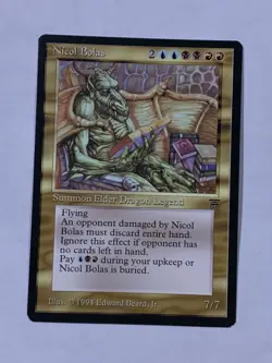 MTG Nicol Bolas Legends English Rare "Hot" - Image 1