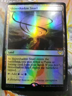 Pack Fresh NM Foil Shineshadow Snarl Strixhaven: Magic the Gathering - Image 1