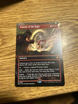 Season of the Bold (Borderless) Bloomburrow Regular NM -M Unplayed - Image 1