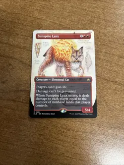 Sunspine Lynx (Borderless) Bloomburrow Regular NM-M Unplayed MTG 0292 - Image 1