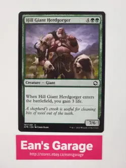 MTG Hill Giant Herdgorger 187/281 AFR Adventures in the Forgotten Realms MN - Image 1