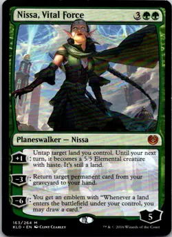 Nissa, Vital Force M Kaladesh 163 NM - Image 1