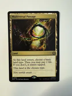 Magic the Gathering MTG Multiversal Passage Near Mint - Image 1