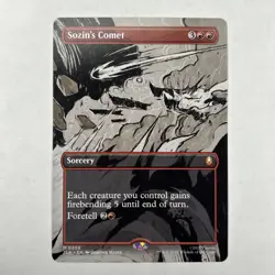 Sozin's Comet [Borderless] #309 NM NonFoil - Avatar: The Last Airbender MTG - Image 1