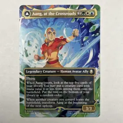 Aang, at the Crossroads [Borderless] #304 NonFoil - MTG Avatar - Image 1