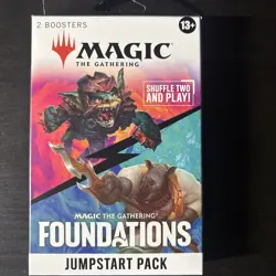 MTG: MAGIC THE GATHERING FOUNDATIONS JUMP START PACK 2 BOOSTER PACKS - Image 1