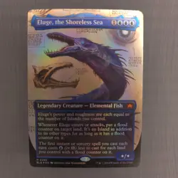 Eluge, the Shoreless Sea BORDERLESS FOIL Magic The Gathering Bloomburrow 0288 NM - Image 1