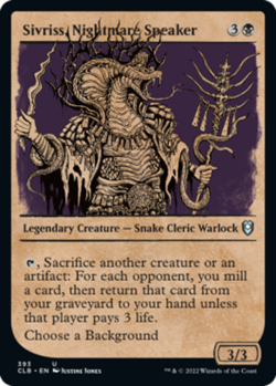 Sivriss, Nightmare Speaker - Showcase, Commander Legends: Battle for Baldur's Ga - Image 1