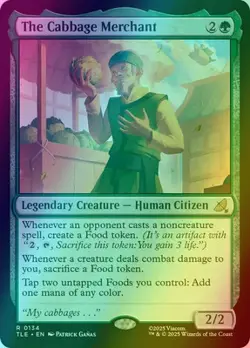MTG - The Cabbage Merchant - TLE 134 - Foil - NM - Image 1
