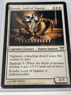 MTG Konda, Lord Of Eiganjo - Champions of Kamigawa #30 Rare - Image 1
