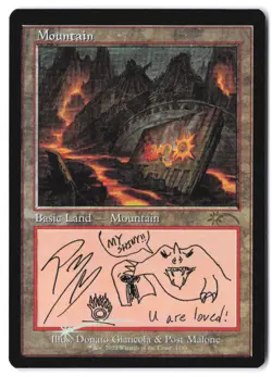 Mountain (Post Malone) 1193 SLD MTG NM Foil - Image 1