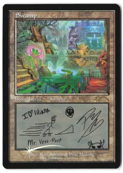 Swamp (Post Malone) 1192 SLD MTG NM Foil - Image 1